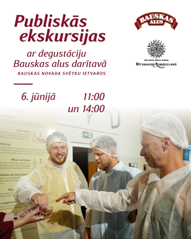 Publiskā ekskursija Bauskas alū 06-06