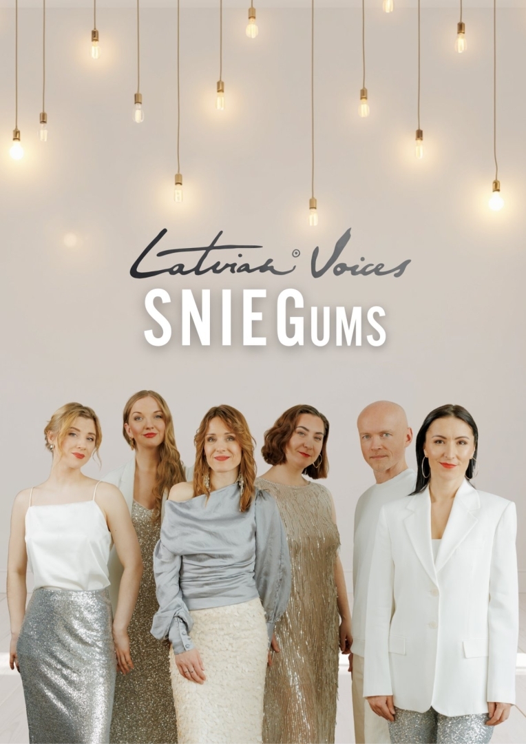 "Latvian Voices" Ziemasvētku koncerta afiša
