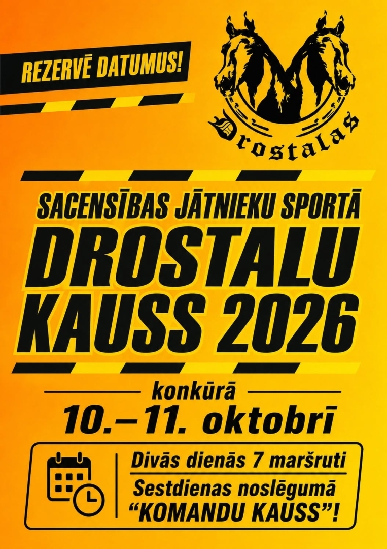 Drostalu kauss 2026