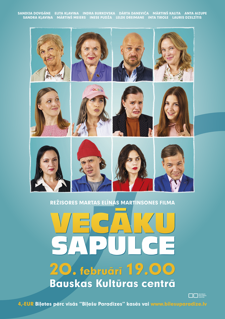 Komēdijas “Vecāku sapulce” seanss 2025. gada 20. februārī plkst. 19.00 Bauskas Kultūras centrā