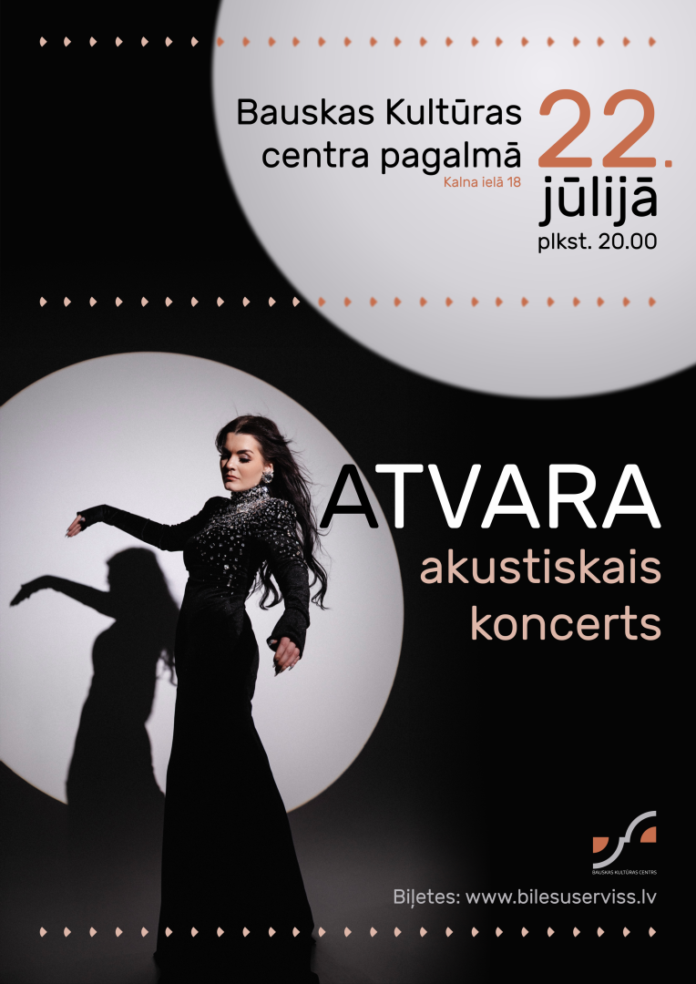 Aksutiskā koncerta afiša