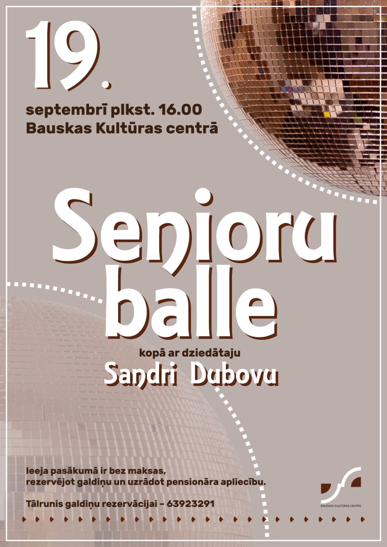 Senioru balles afiša