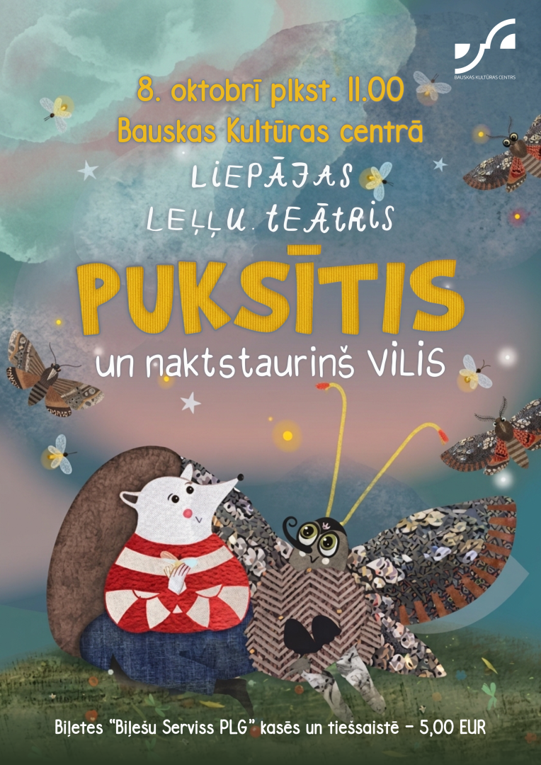 Liepājas Leļļu teātra izrādes afiša