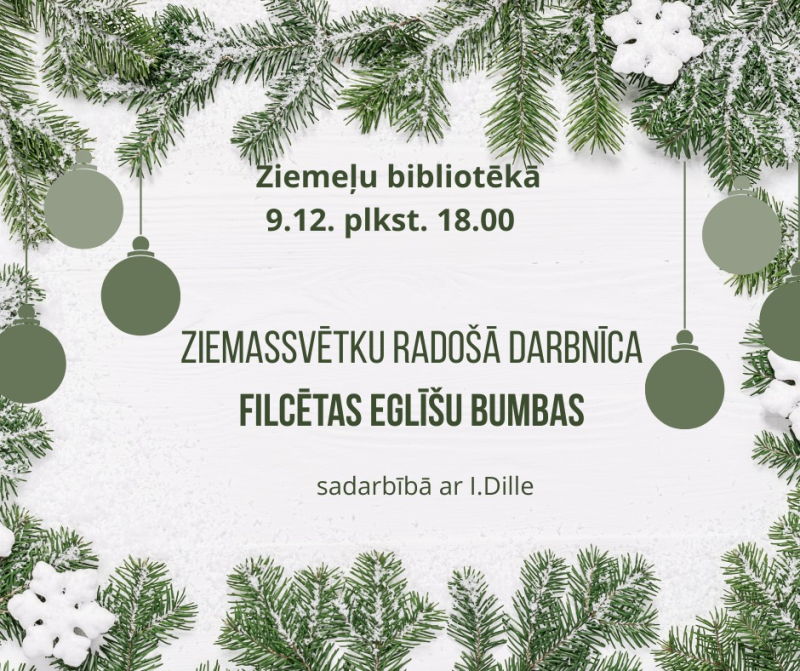 Filcētas eglīšu bumbas