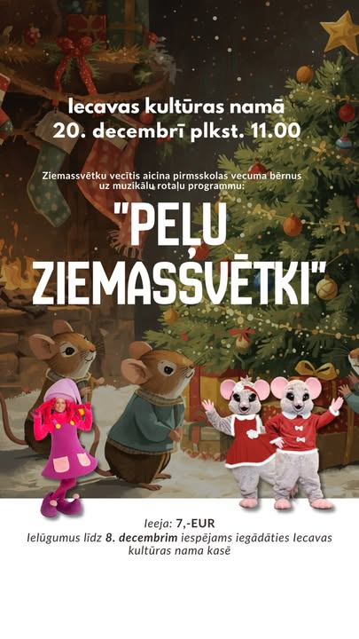 Peļu Ziemassvētki 20-12-2025