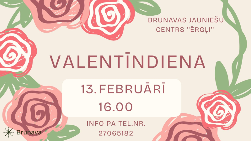 Valentīndiena Brunavā 13-02-2026