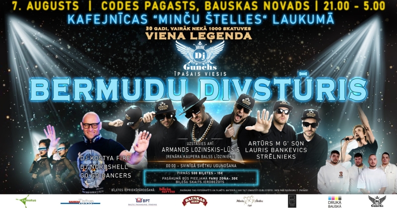 Dj Gunchs 30 gadi uz skatuves