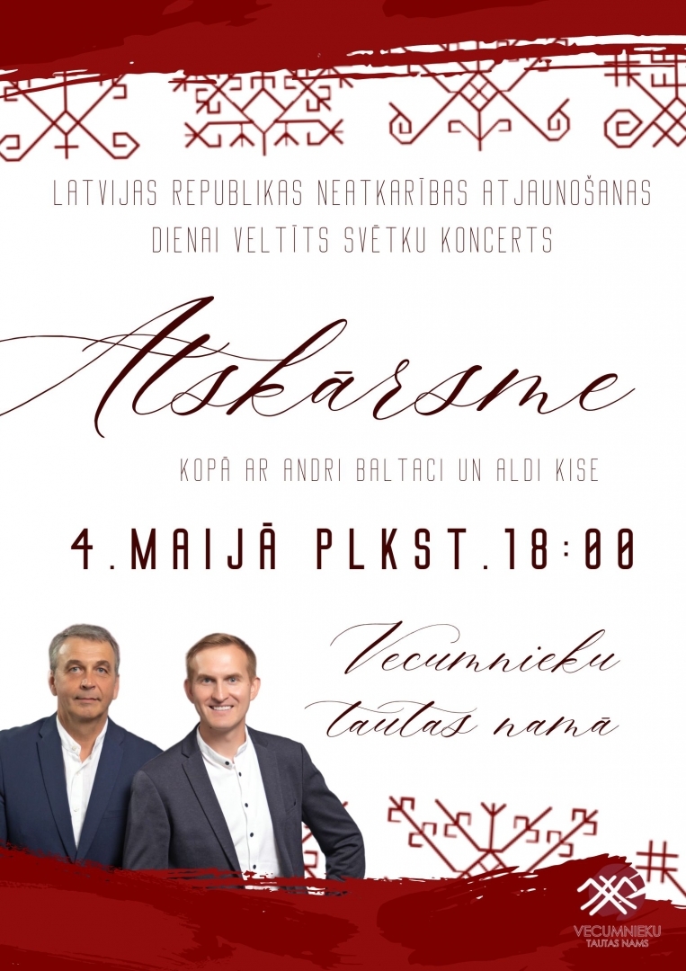 Latvijas Republikas Neatkarības atjaunošanas dienai veltīts svētku koncerts "Atskārsme"