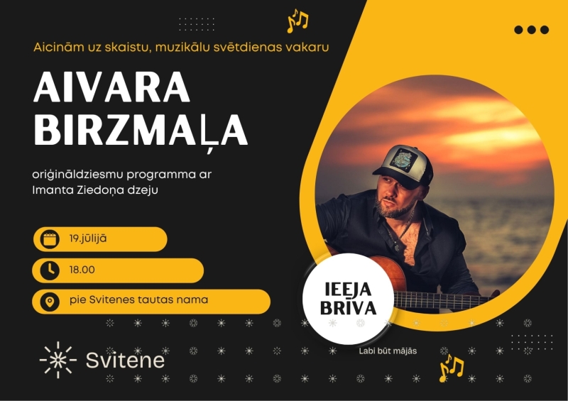 Aivara Birzmaļa orģināldziesmu programma ar Imanta Ziedoņa dzeju