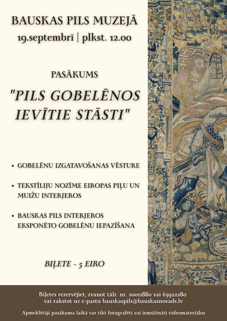 Pils gobelēnos ievītie stāsti