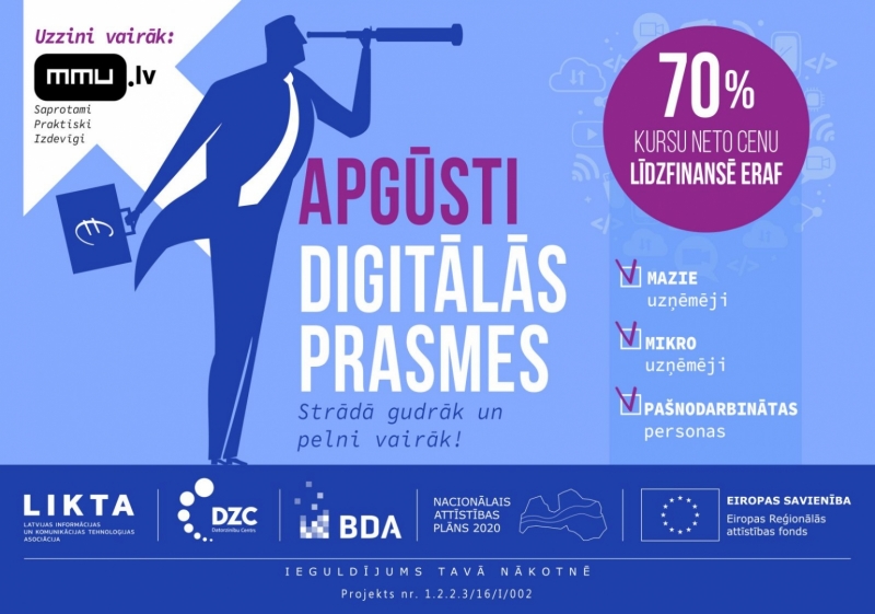 apgūt digitālās prasmes