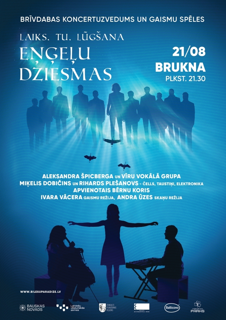 Eņģeļu dziesmas Bruknā afiša
