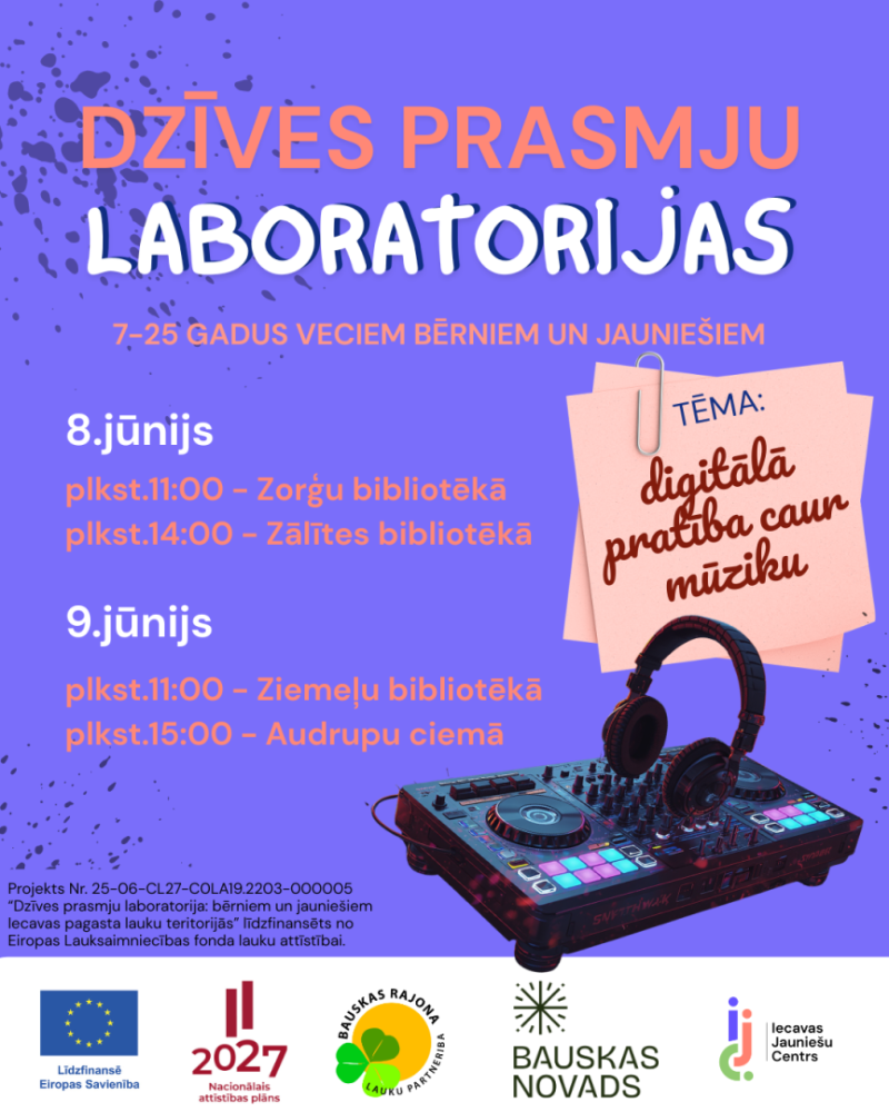Dzīves prasmju laboratorijas DJ