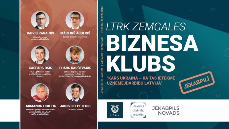 Zemgales Biznesa kluba pasākums klātienē