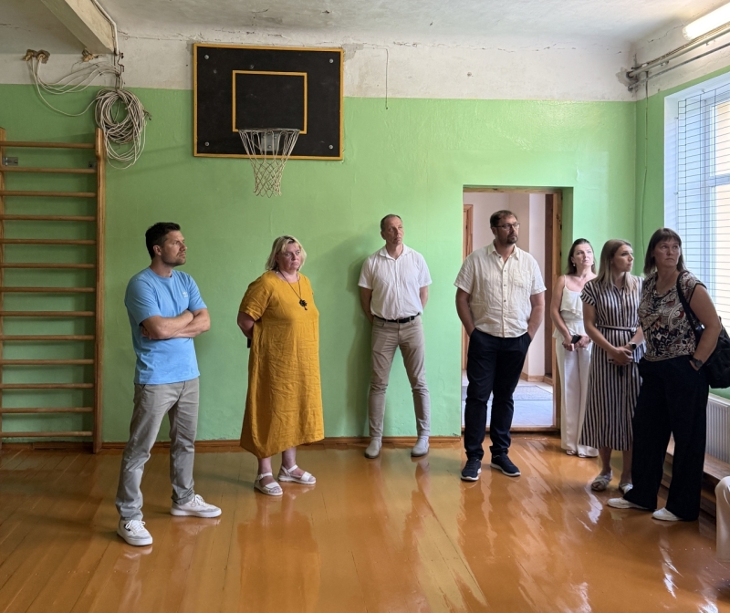 Vecsaules pagastā pārrunā izglītības un sporta infrastruktūras attīstības jautājumus