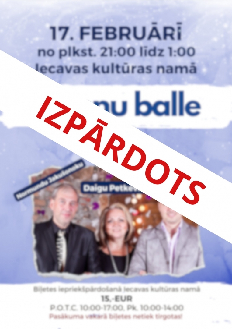 Izpārdota Puteņu balle
