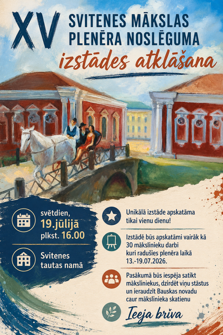 XV Svitenes mākslas plenēra noslēguma izstādes atklāšana