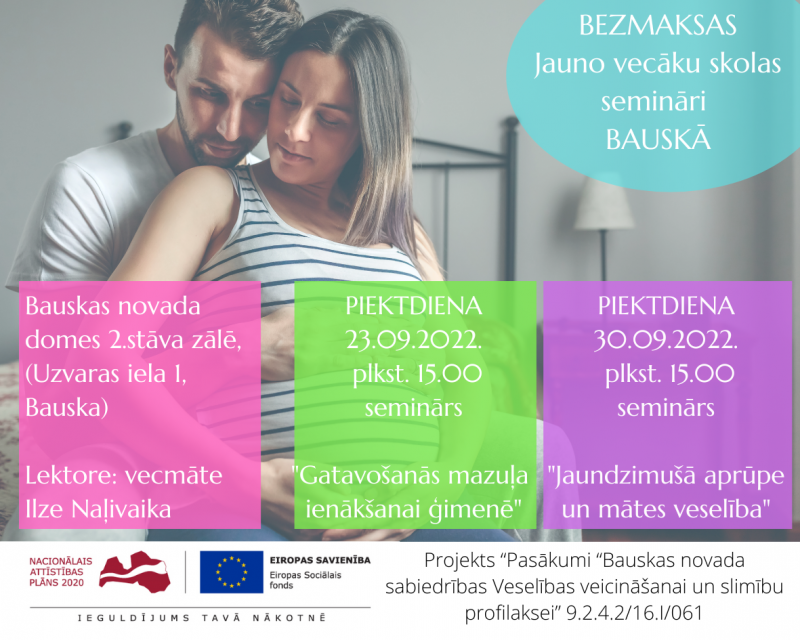 Bezmakas jauno vecāku semināri