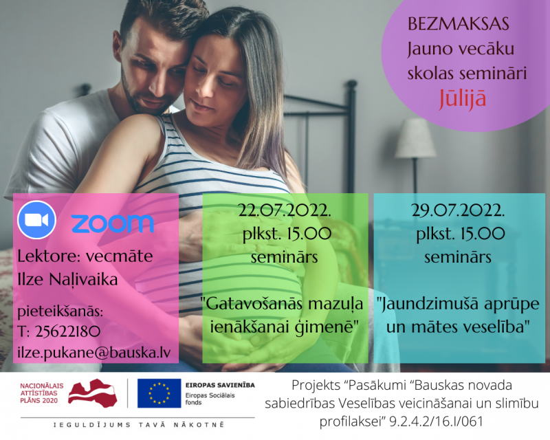 Bezmakas jauno vecāku semināri