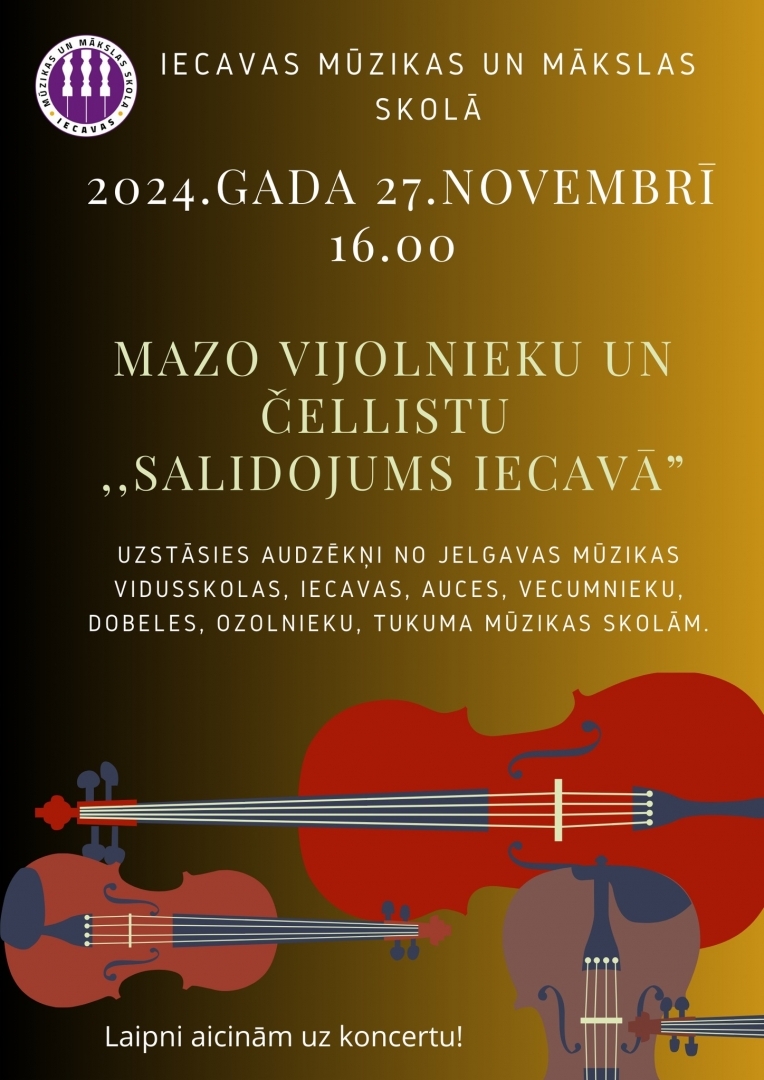 Mazo vijolnieku un čellistu salidojums Iecavā 27-11