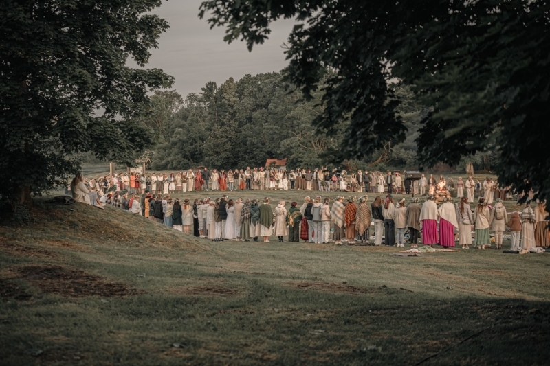 Saulgriežu saullēkta sagaidīšanas ceremonija "Spīgo"