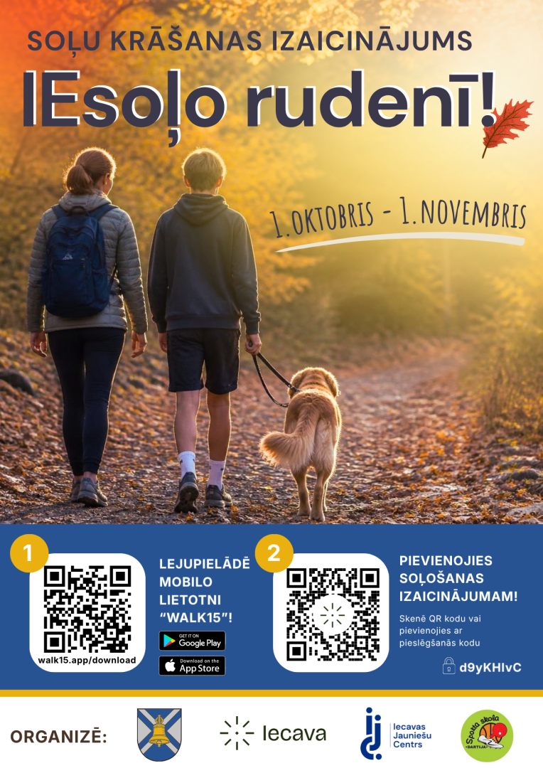Soļošanas izaicinājums ''IEsoļo rudenī!''
