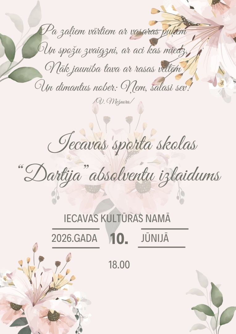 Sporta skolas ''Dartija'' izlaidums 10-06