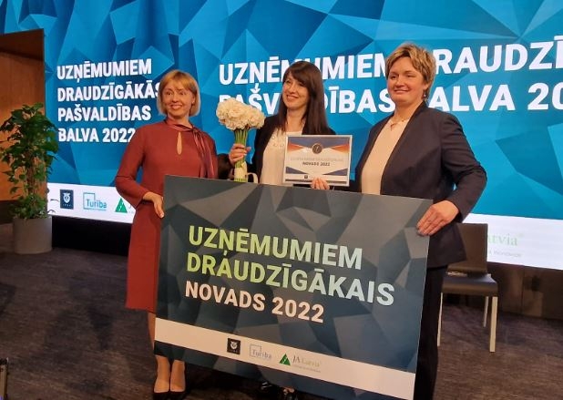 Uzņēmumiem draudzīgākās pašvaldības balva