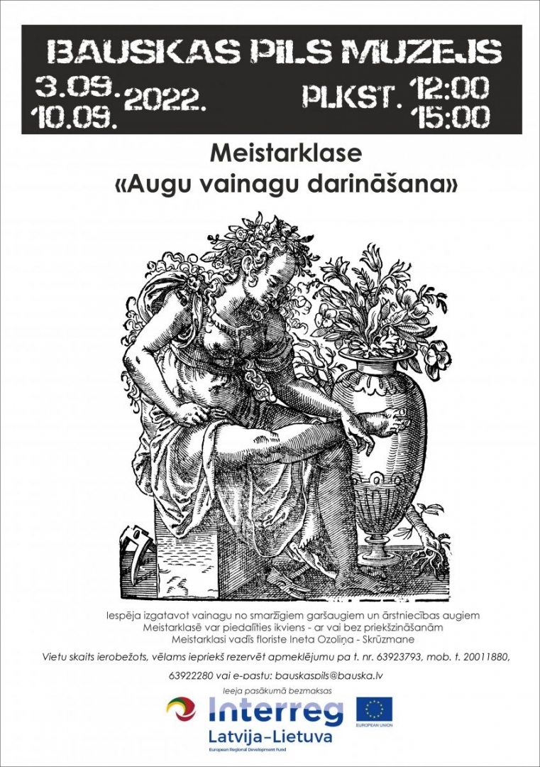 augu vainagu darināšanas meistarklase