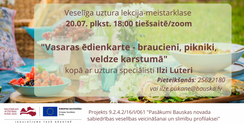 Veselīga uztura meistarklase
