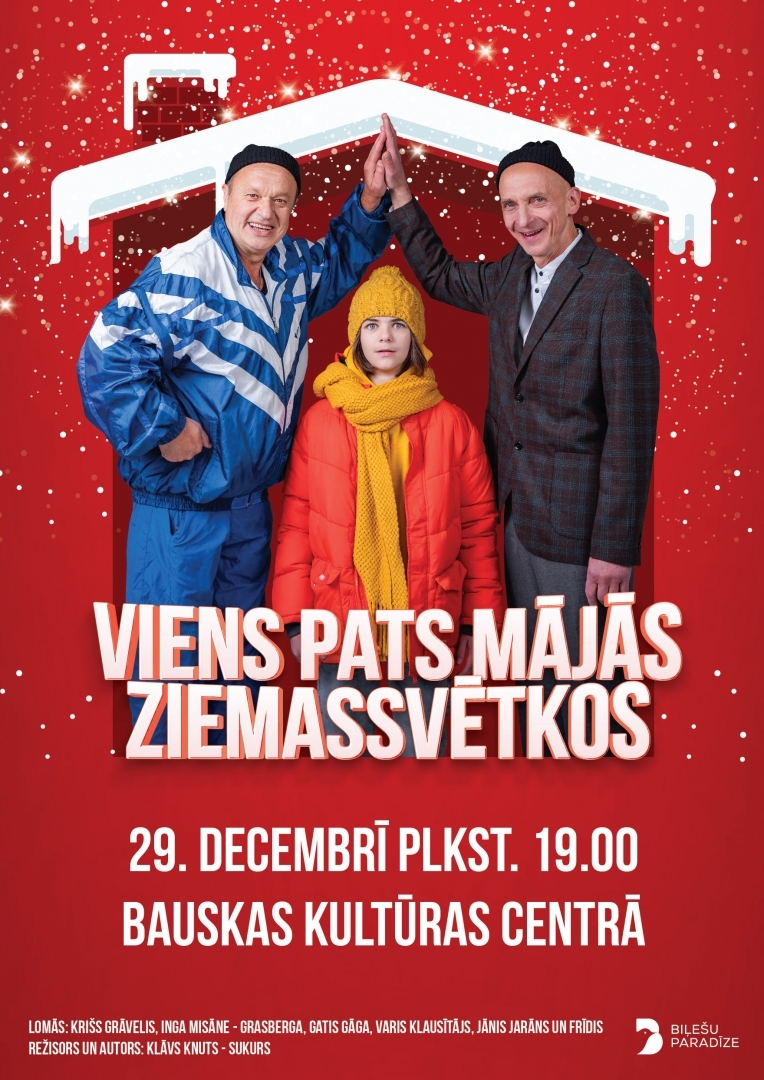 Ģimenes izrāde “Viens pats mājās Ziemassvētkos”