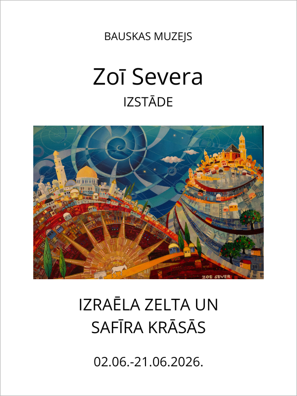 Mākslinieces Zoī Severas gleznu izstāde ''Izraēla zelta un safīra krāsās''