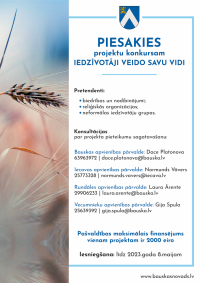 Piesakies iedzīvotāju projektu konkursam 2023