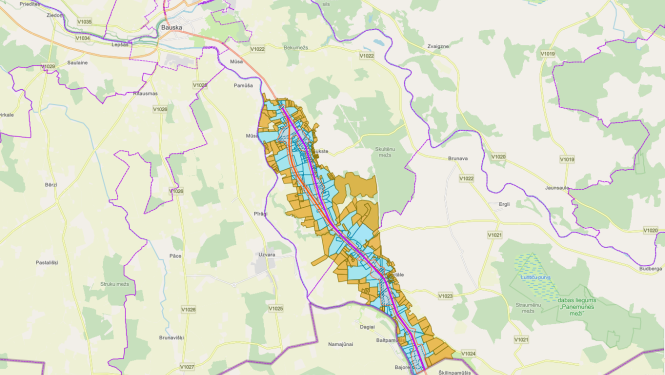 Paziņojums par sākotnējo sabiedrisko apspriešanu autoceļa A7 Rīga–Bauska–Lietuvas robeža posma Bauskas apvedceļa beigas–Lietuvas robeža pārbūvei