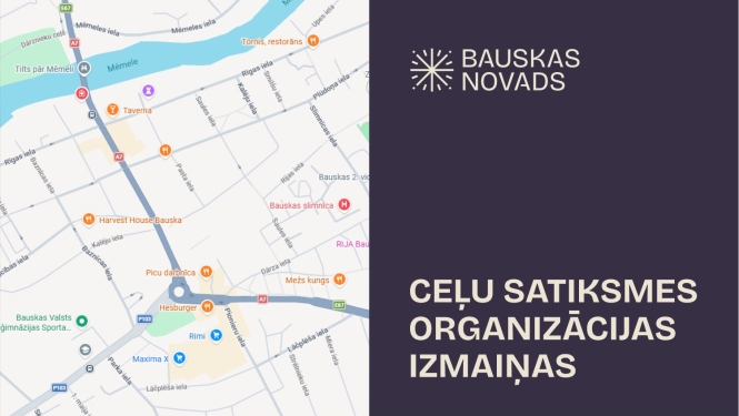 Satiksmes ierobežojumi bērnu tautas deju festivāla "Latvju bērni danci veda" laikā