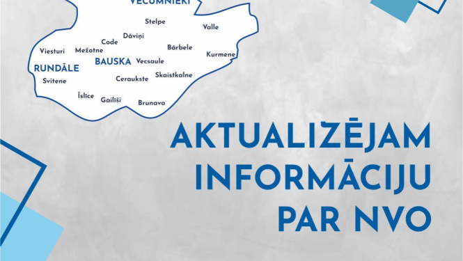 Aicinājums biedrībām un nodibinājumiem aktualizēt datus par savu darbību