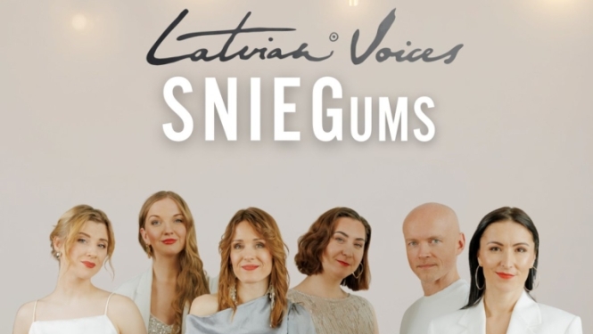 "Latvian Voices" Ziemasvētku koncerta afiša