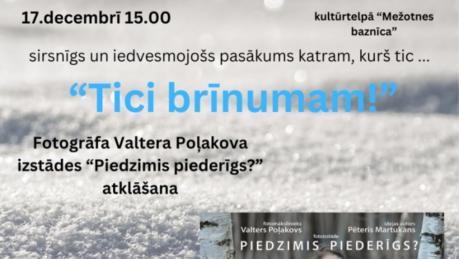 Tici brīnumam