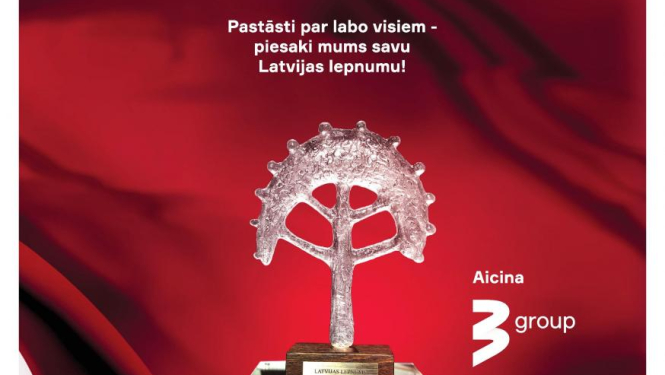 Piesaki iedvesmas stāstus Latvijas Lepnuma goda titula un balvas saņemšanai