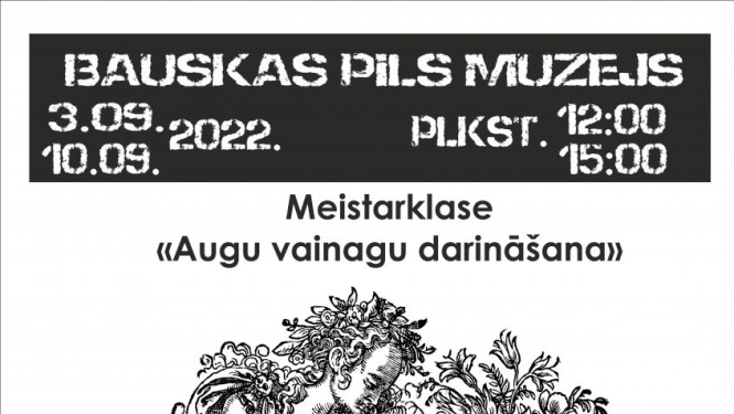 Bauskas pilī notiks augu vainagu darināšanas meistarklase