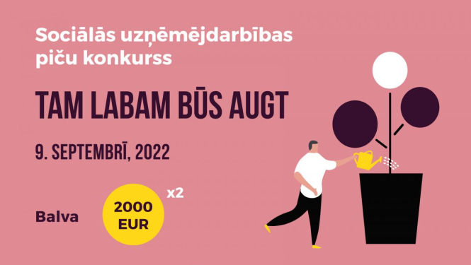Izsludināta pieteikšanās sociālās uzņēmējdarbības konkursam