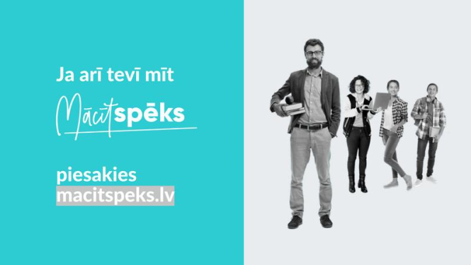 Profesionāļus ar augstāko izglītību aicina kļūt par «Mācītspēks» skolotājiem