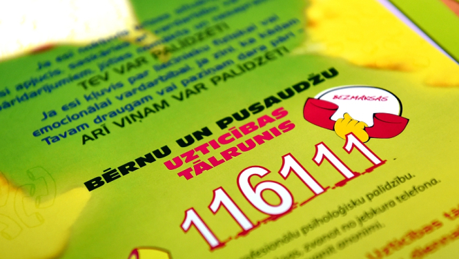 Uzticības tālrunis 116111 uzsāk akciju seksuālās vardarbības mazināšanai