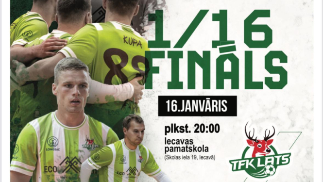 Latvijas kauss telpu futbolā 16-01