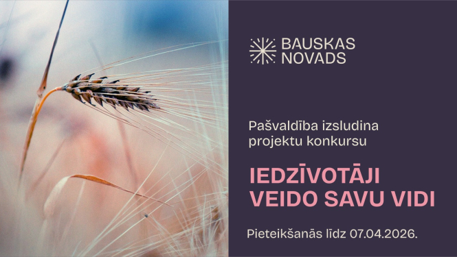 Izsludinām konkursu ''Iedzīvotāji veido savu vidi'' 2026