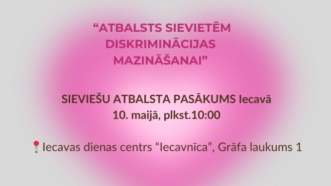 Sieviešu atbalsta pasākums 10-05
