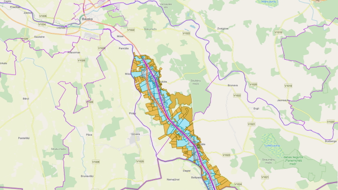 Paziņojums par sākotnējo sabiedrisko apspriešanu autoceļa A7 Rīga–Bauska–Lietuvas robeža posma Bauskas apvedceļa beigas–Lietuvas robeža pārbūvei
