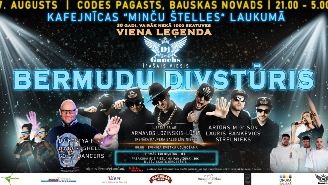 Dj Gunchs 30 gadi uz skatuves