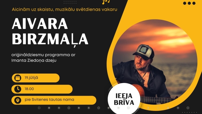 Aivara Birzmaļa orģināldziesmu programma ar Imanta Ziedoņa dzeju