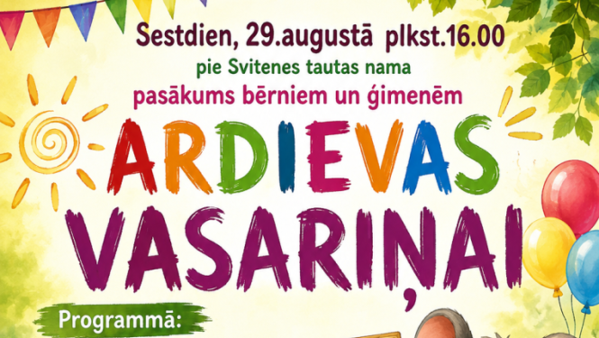 Ardievas vasariņai